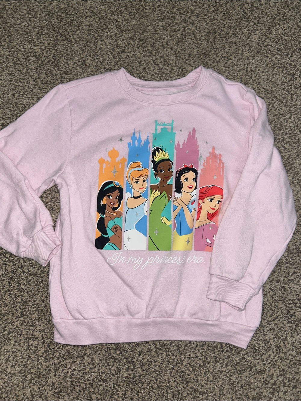 Girls Disney Princess Crewneck sweatshirt